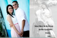 Luis and Crystal Engagement and Signing Book