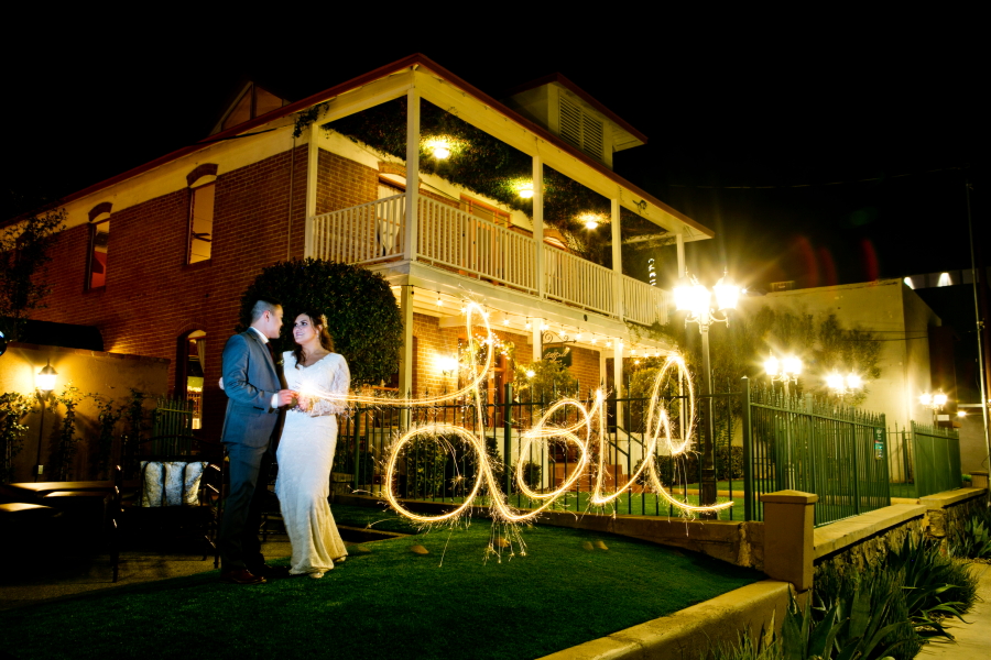 wedding lingo and sparklers.  Stillwell House is a beautiful venue to check out when Exploring Tucson Venues.
